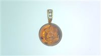 Pendentif Femme Ambra in Or jaune Ambra AMBRA ZIRC P C/C 6.10 G